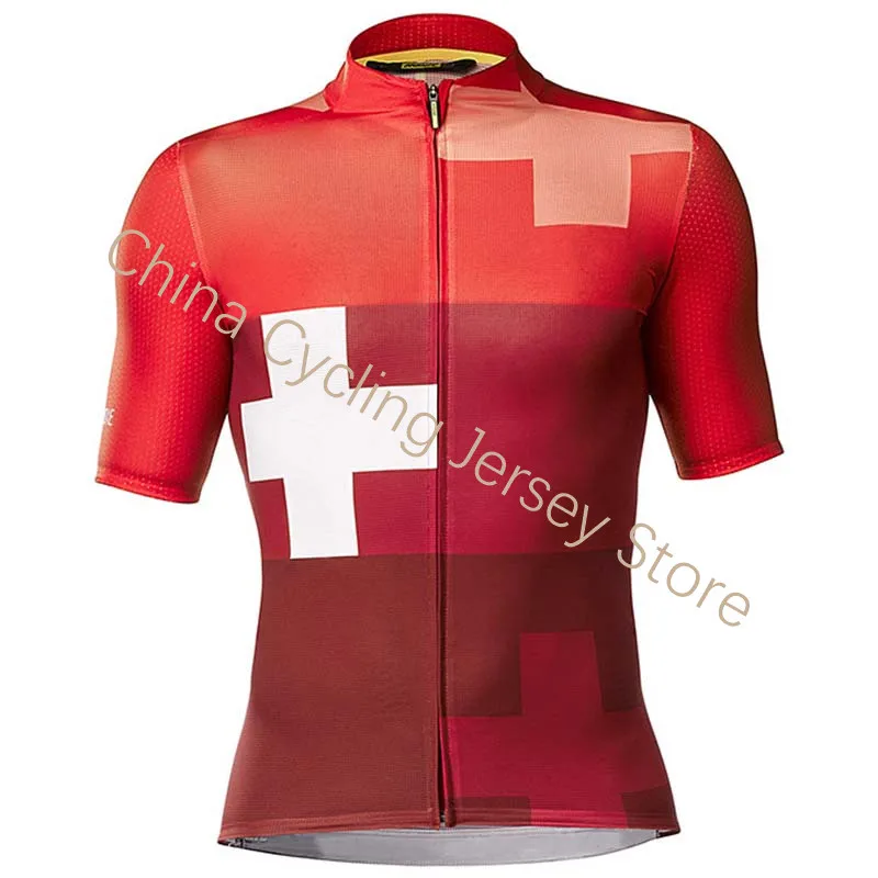 

2019 New Mavic Cycling jersey bike shirts Short Sleeves ropa ciclismo mens summer breathable Bicycling tops MTB Maillot