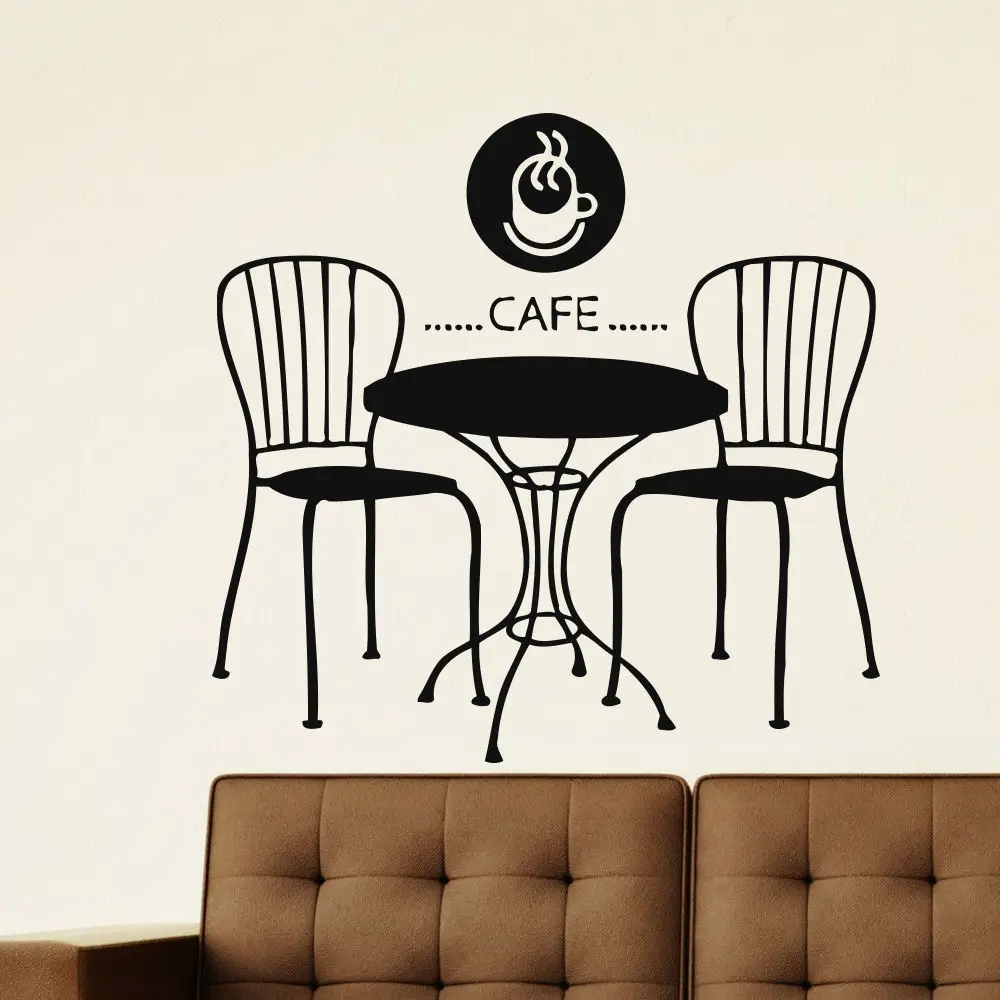 WALL DECAL VINYL STICKER COFFEE TEA CAFE RESTAURANT DECORin Wall