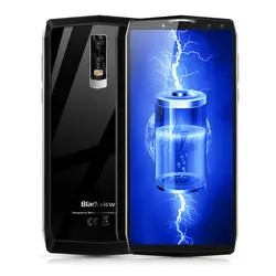 Blackview P10000 Pro 4 г Phablet 6,0 дюймовый Android 7,1 MTK6763 Octa Core 2,0 ГГц 4 ГБ 64 ГБ Quad камеры Тип-C Стекло 11000 мАч Батарея