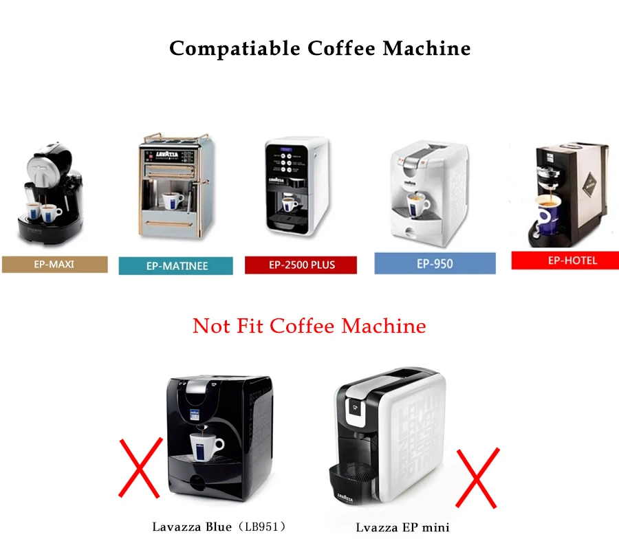 ICafilas для Кофе машина/капсула эспрессо Lavazza многоразовые капсулы многоразового