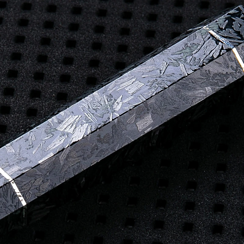 Дизайн DIY ручка ножа части кухонного ножа из углеродного волокна флуоресцентный материал восьмиугольная форма ручка шеф-повара Ручка ножа