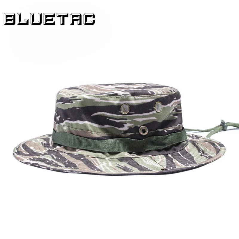 Military Army Tactical Bonnie Hat Hunting Hat Round-Brimmed Sun Bonnet Hat Outdoor Camping Fishing Cap