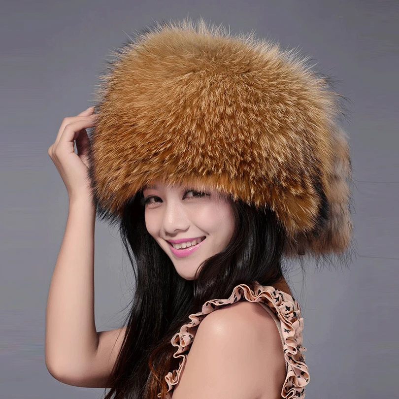 Buy Fur Hats Russia Fashion Bomber Cap 2018 Luxury
