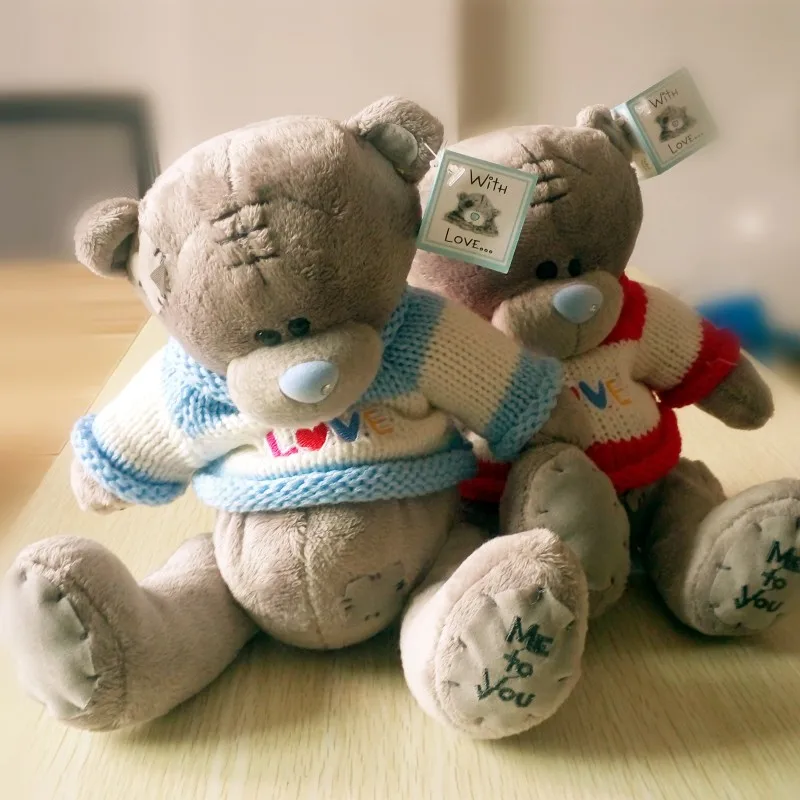 10 дюймов 2 стиля Tatty Teddy bear Story плюшевые игрушки куклы me to you медведи День Святого Валентина подарок для малышей и детей