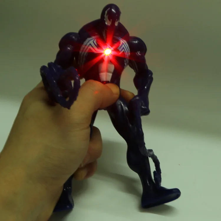 Marvel Человек-паук Homecoming Venom назад человек-паук ящерица Фигурка Набор черный Человек-паук Веном Фигурки игрушки для мальчиков