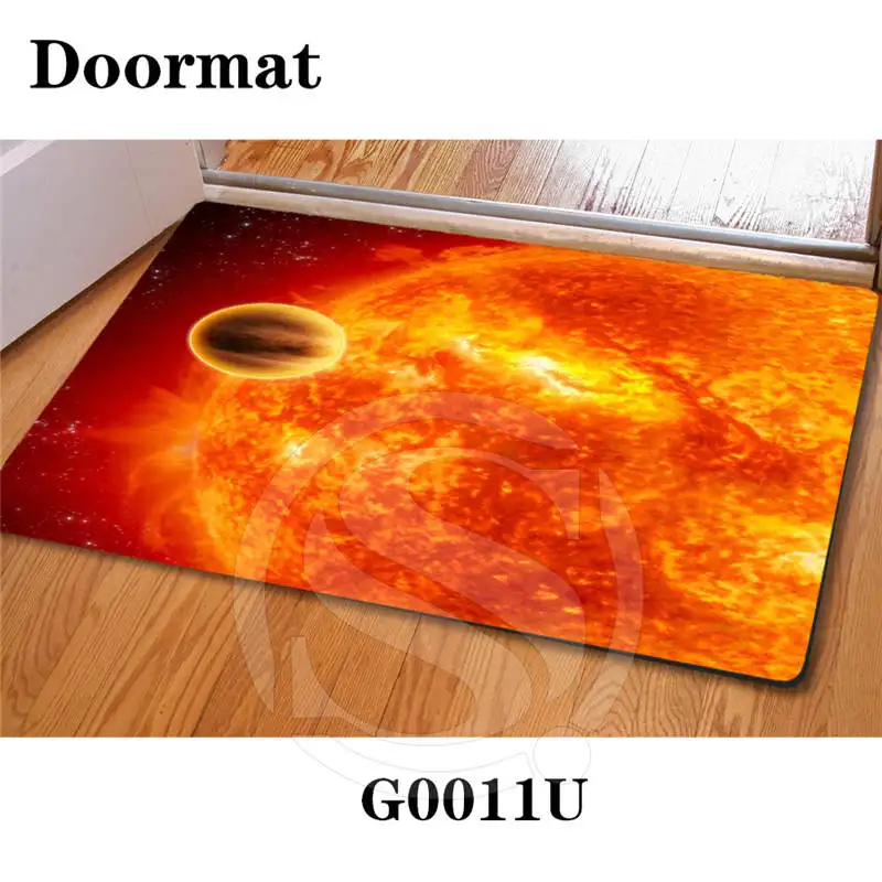 Custom Beauty Galaxy DoorMat Art Pattern Printed Carpet Floor Hall Bedroom Cool Pad Fashion Rug Drop Shipping SQ0611-GB76 | Дом и сад