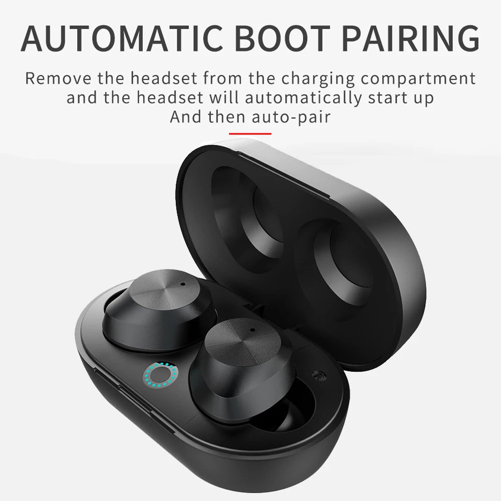 tws-9 Bluetooth 5.0 Earbuds Wireless Earphone Mini Binaural Earphone Touch TWS Bluetooth Headset For Smart Phone/Notebook