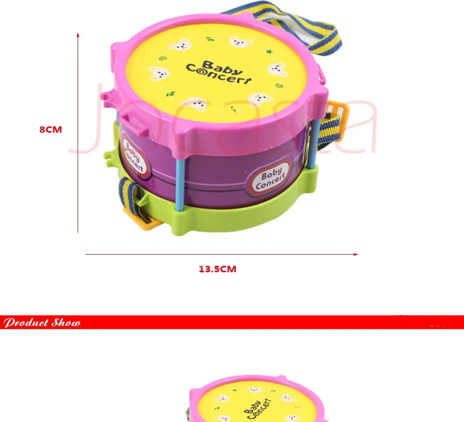 Детская музыкальная игрушка мини-барабан детская погремушка с колокольчиком труба игрушечные музыкальные инструменты обучающая игрушка для детей>