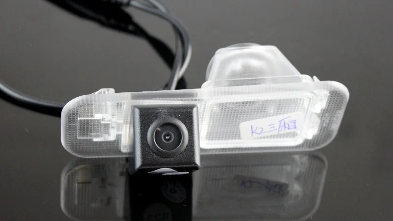 3 in1 Special Rear View Camera + Wireless Receiver + Mirror Monitor DIY Back Up Parking System For Hyundai Accent RB Sedan (2)
