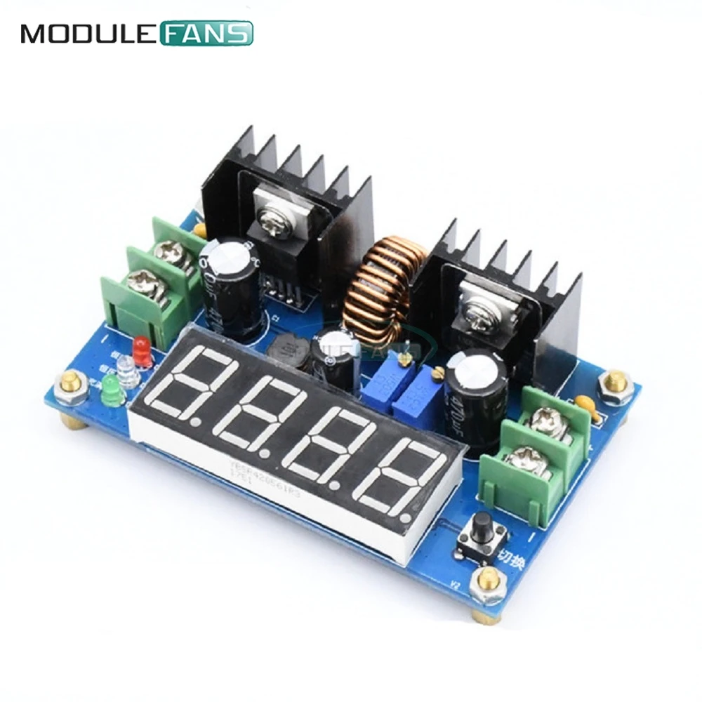 

Digital Display DC DC 8A 180W Adjustable CC CV Step Down Power Supply Battery Charging Module Voltage Ammeter LED Driver XH-M243