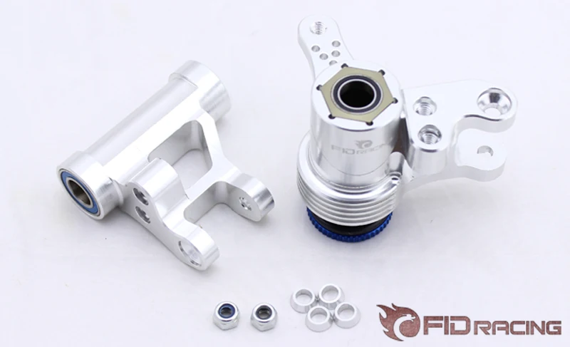 

FIDRACING cnc machined aluminum steering arm set for losi 5ive t rovan lt ,kmx2