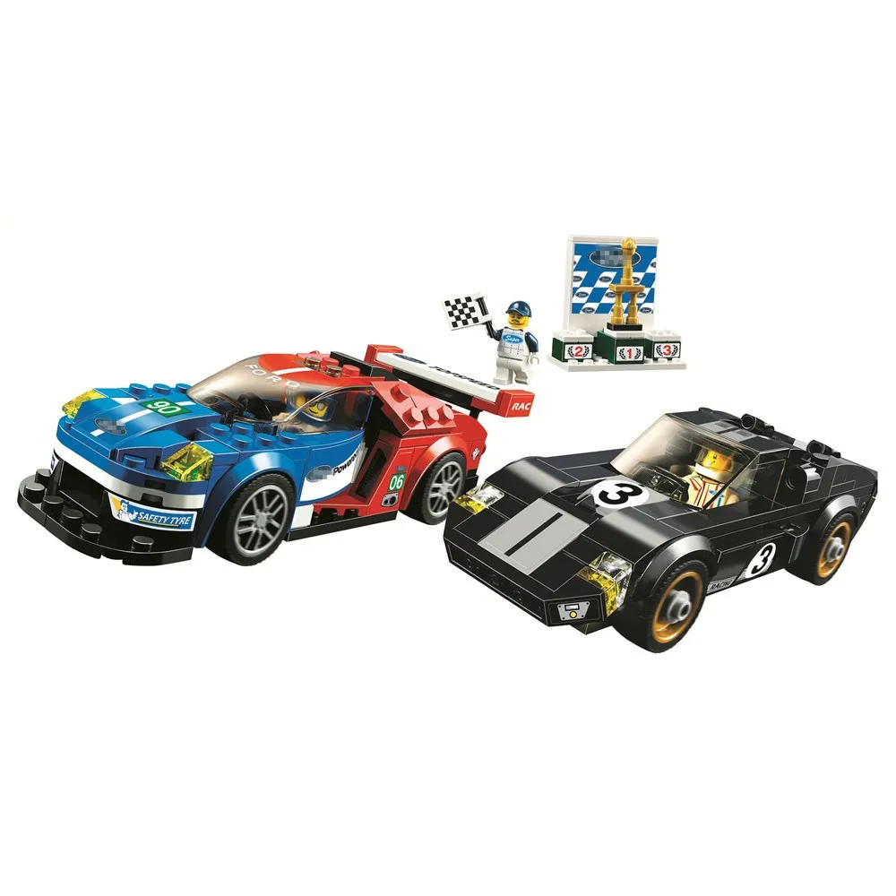 Details About Speed Champions 2016 Gt 1966 Ford Gt40 Car Building Blocks Bricks Sets Kids Toys