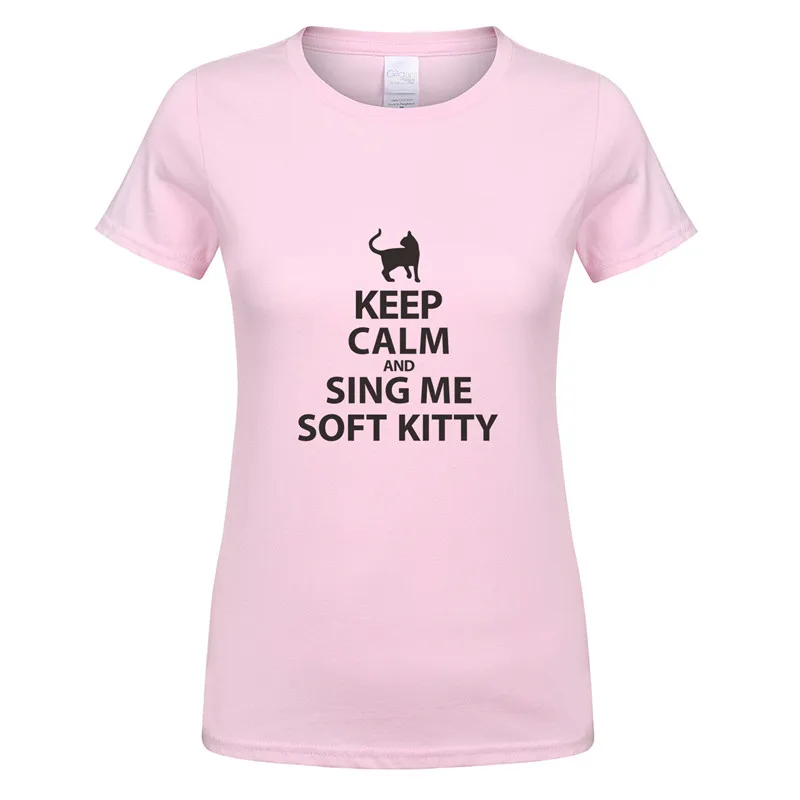 Летняя женская футболка с надписью The Big Bang Theory, Хлопковая женская футболка с коротким рукавом, Шелдон Купер, мягкая футболка с кошечкой - Цвет: As picture