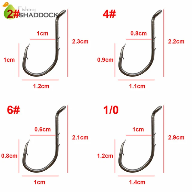 300pcs 8299 High Carbon Steel Fishing Hooks Black Offset Barbed Shank  Baitholder Bait Fishing Hook Set With Box - AliExpress