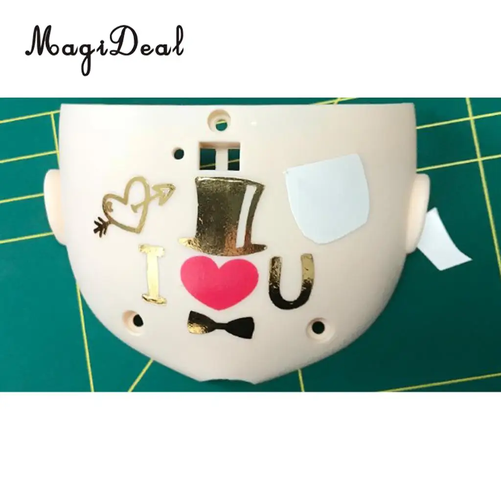 1 Sheet Doll Skull Body Decal Stickers Pattern for 1/6 Blythe Dolls DIY Making