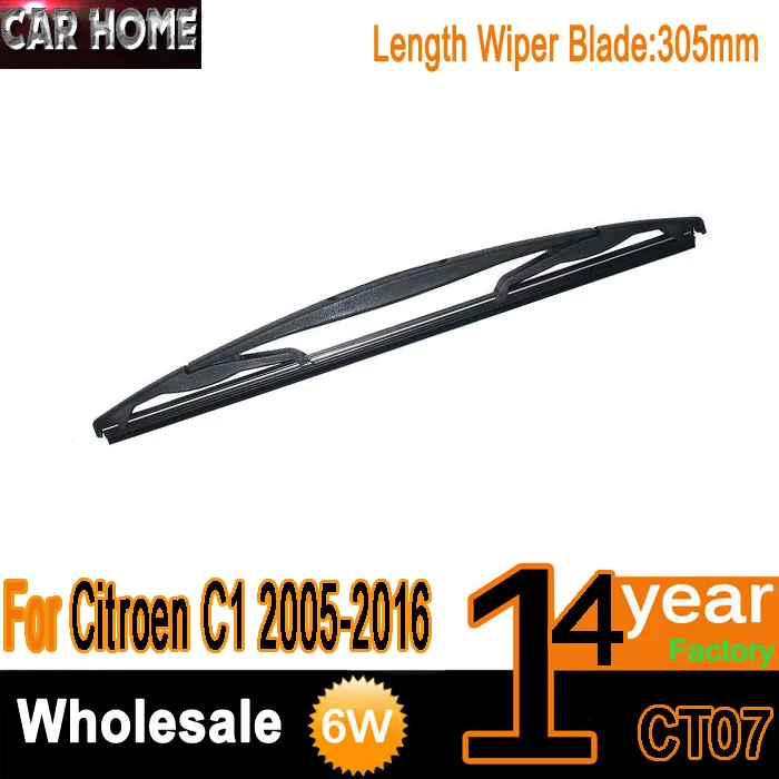 Rear Windshield Wiper Blade For Citroen C1 For Peugeot 107 For Toyota