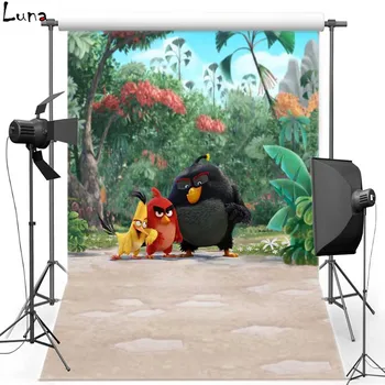 

MEHOFOTO New Fabric Flannel Photography Background For Baby Cartoon Forest Vinyl Background For Children Photo Studio S1705