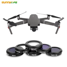 Sunnylife MC UV CPL ND4 ND8 ND16 ND32 фильтр объектива для DJI MAVIC 2 ZOOM Drone фильтры MCUV ND 4 8 16 32 набор Защита камеры Gimbal