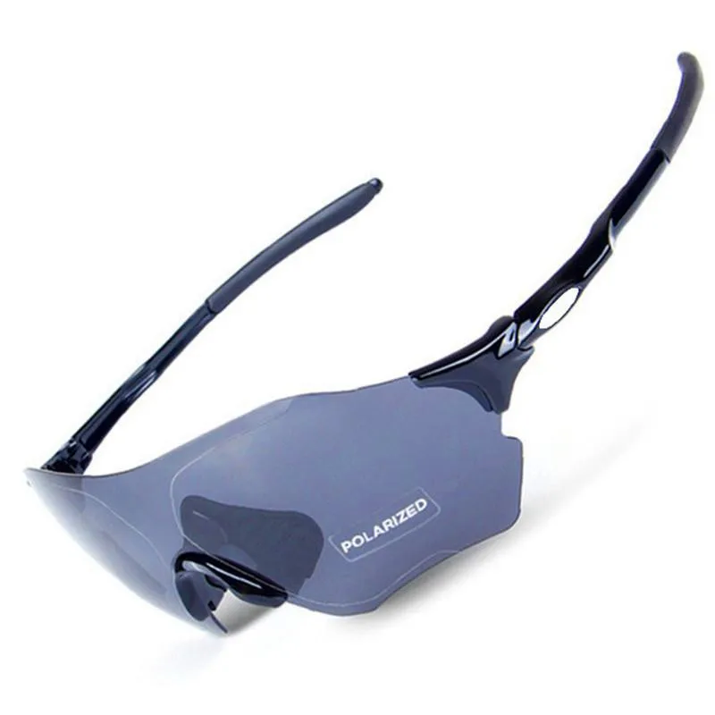 DVOBEZ 3-Pack Polarized Sports Sunglasses - Frameless Wide View, UV400, Non-Slip For Cycling, Running & Driving