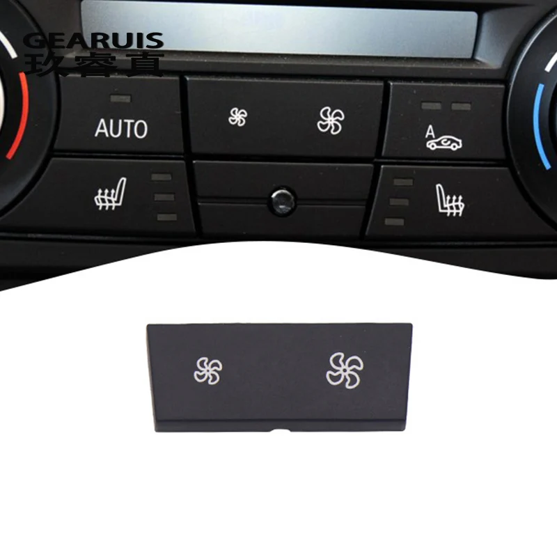 Car Styling air conditioning CD panel Air volume adjustmen Buttons Stickers cover for BMW E90 3 series Interior Auto Accessories |