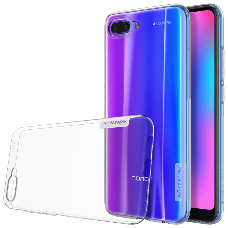 

For Huawei Honor 10 Case honor 10 Cover Original NILLKIN Transparent Nature TPU Case Soft Back Cover For Huawei Honor 10 honor 8