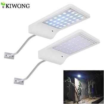 Newest 30 LED Solar Light Outdoor Waterproof LED Lamp Security Lighting Wall Sconces with Mounting Pole for Barn Porch Garage 1