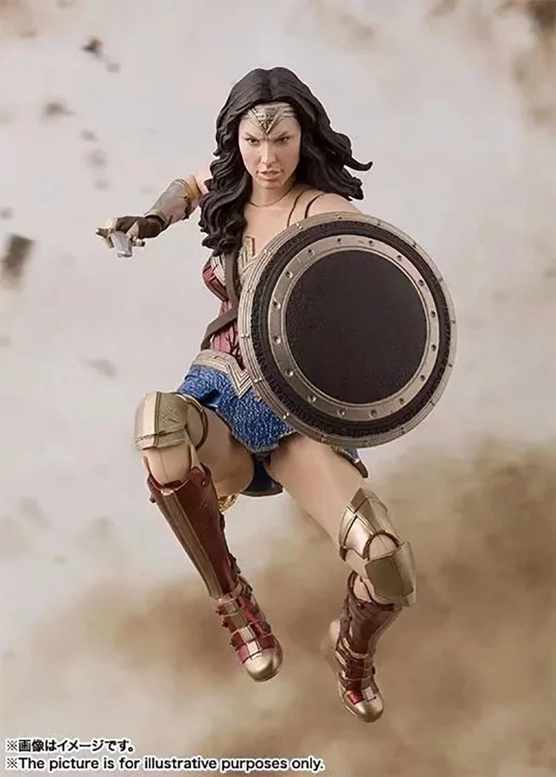 15 см Новая Лига Справедливости Figuarts Wonder Woman ПВХ фигурка Коллекция Модель игрушки Рождественский подарок кукла