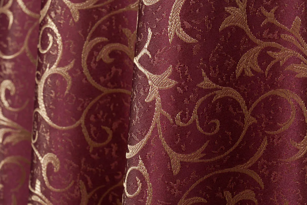 Новая роскошная вязаная крючком красная круглая скатерть с золотыми листьями для отеля Декор для ресторана прямоугольная моющаяся скатерть для свадебной вечеринки