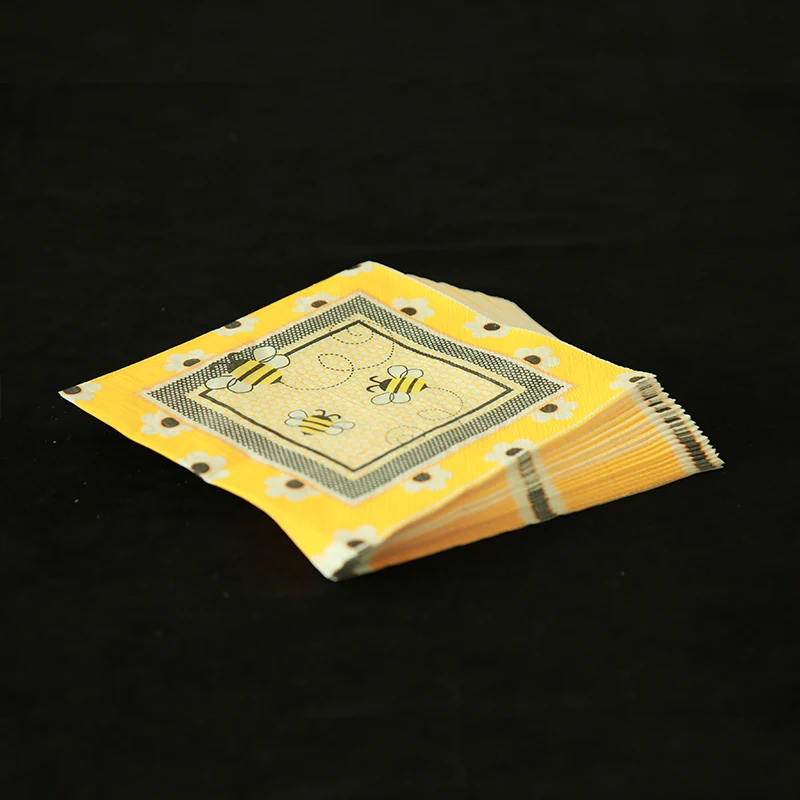 

20pcs/pack Butterfly Bee theme disposable napkins Butterfly Bee party decorations Butterfly Bee paper napkins