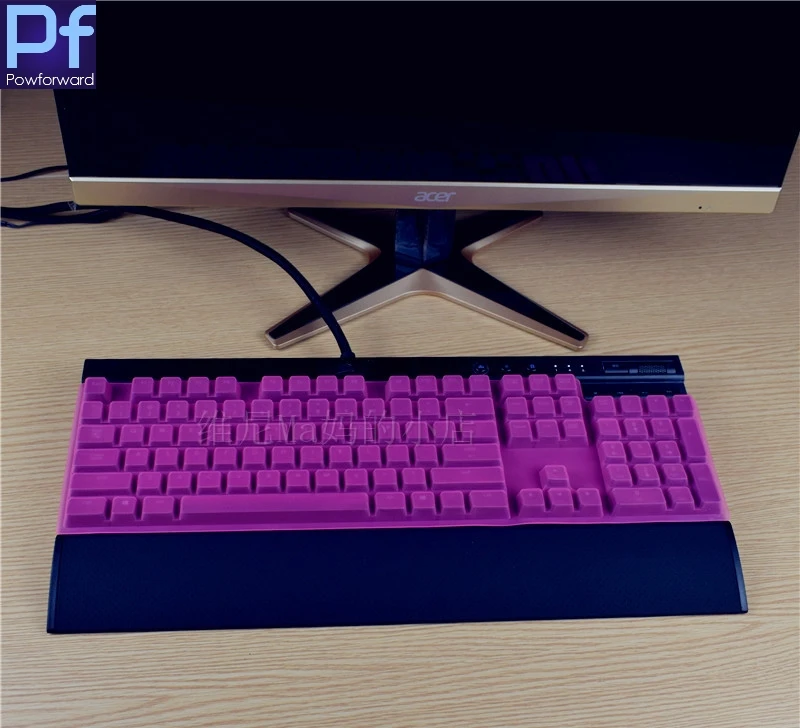 Для CORSAIR K70 RGB LUX/Red LUX K70 RGB MK.2 Механическая игровая клавиатура для настольного ПК, прозрачная Защитная крышка для клавиатуры - Цвет: rose