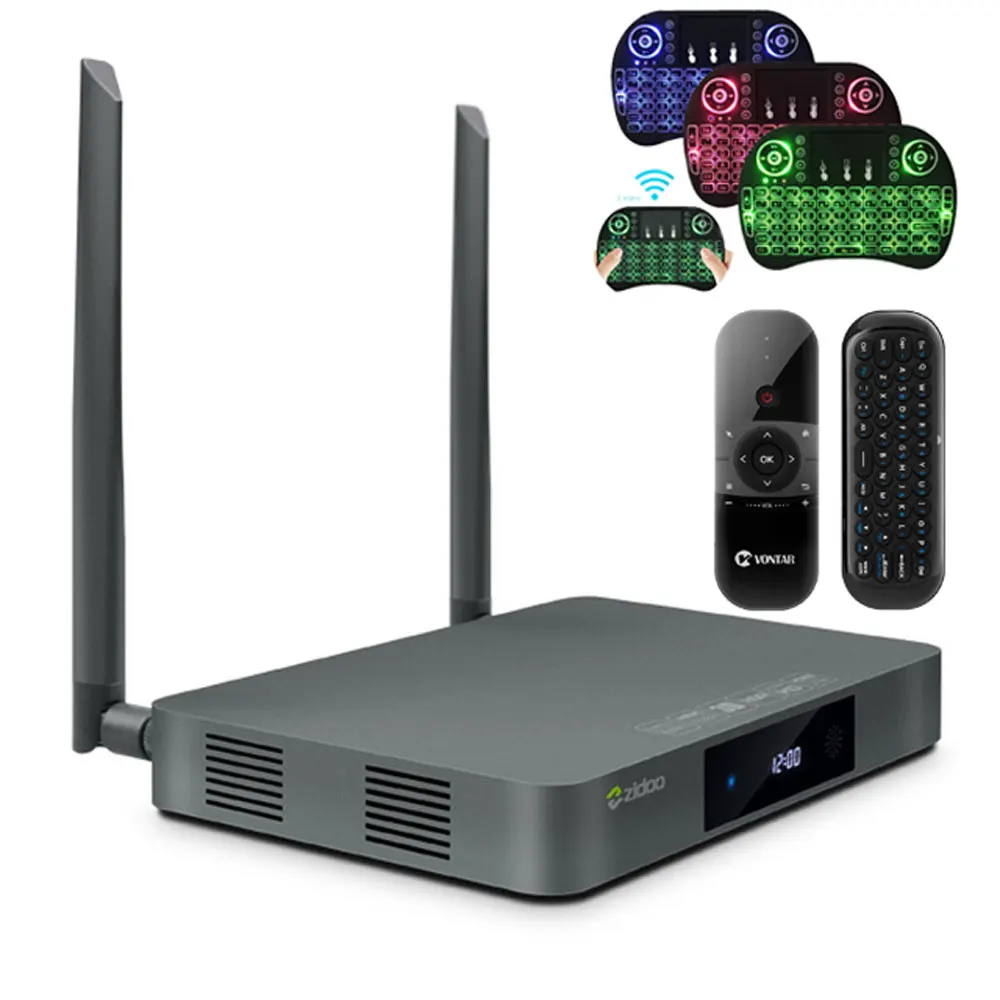 

ZIDOO X9S Media Player 4K HDR TV Box Android 6.0 Quad Core Set top Box 2G DDR3 NAS Smart tvbox Dual band Wifi Android Top Box