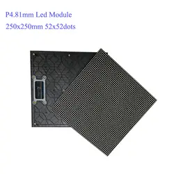 SMD2121 Крытый P4.81mm 52x52 пикселей RGB Полноцветный 3 в 1 светодиодный модуль 250x250 мм модуль дисплея, индикатор экрана