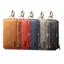 Case For Samsung Galaxy A5 A7 2017 Cover Waist hanged Wallet Flip Card slot PU leather Stand Holder Frosted Soft Phone Bag Case
