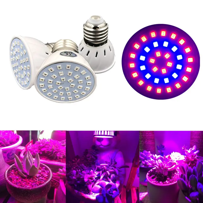 Full Spectrum Led Grow Light E27/gu10 Spotlight Lamp Bulb Flower Plant