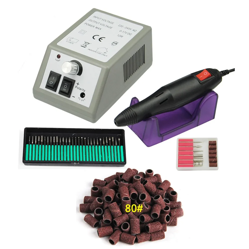 Buy 12W Electric Nail Machine Drill Equipment for Manicure Pedicure Files Pen