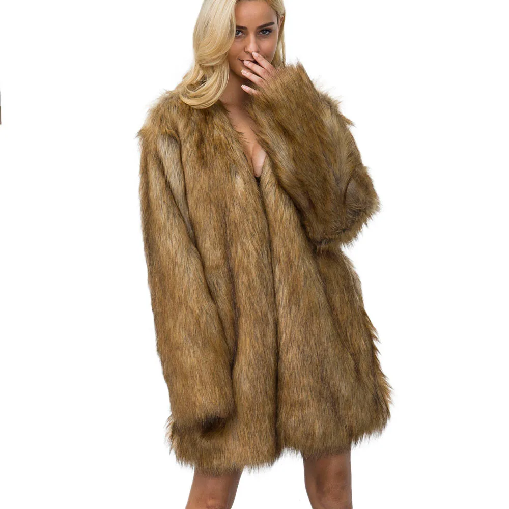 JAYCOSIN 2018 New Ladies Womens Warm femmes manteaux Faux