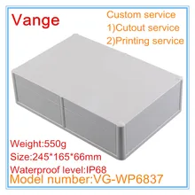 2 шт./лот IP68 водонепроницаемый электронный ящик проекта 245*165*66 мм корпус из АБС-пластика распределительная коробка для мощность опорное устройство под морем
