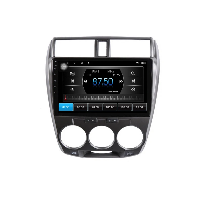 Excellent 10" 4G RAM 2.5D IPS 8 CORE Android 9.1 Car DVD Multimedia Player GPS For Honda CITY 2008 2009 2010 2011 2012 13 radio navigation 4