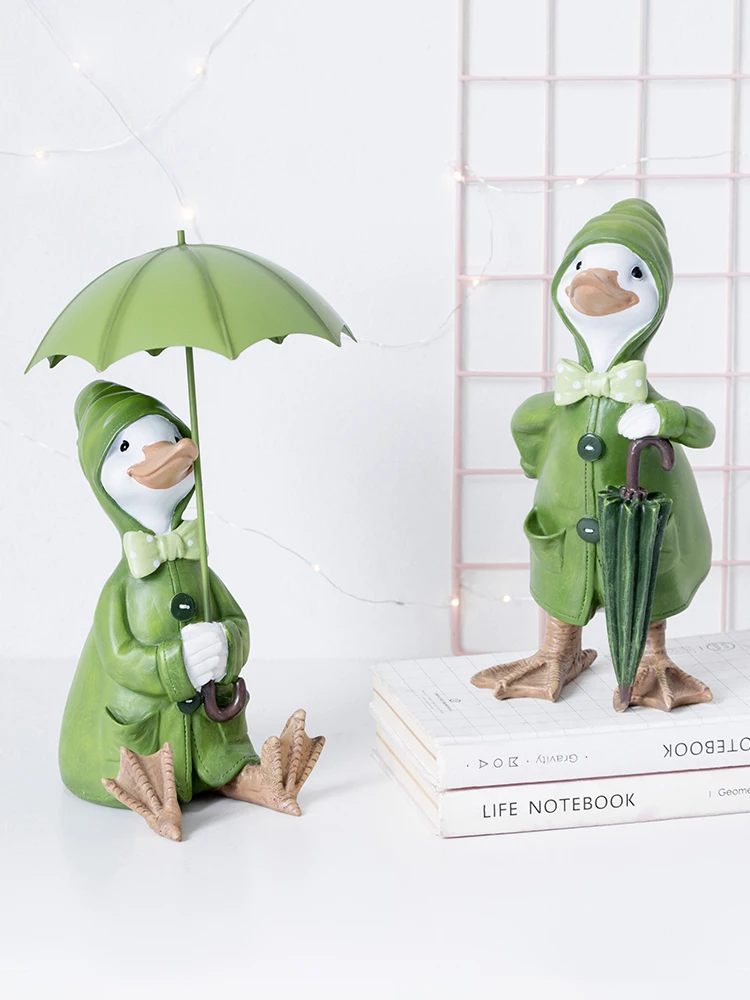 الأوروبية بطة الحلي الإبداعية المنزل التلفزيون مجلس الوزراء الأطفال غرفة نوم ديكورات خزانة سطح المكتب المفروشات