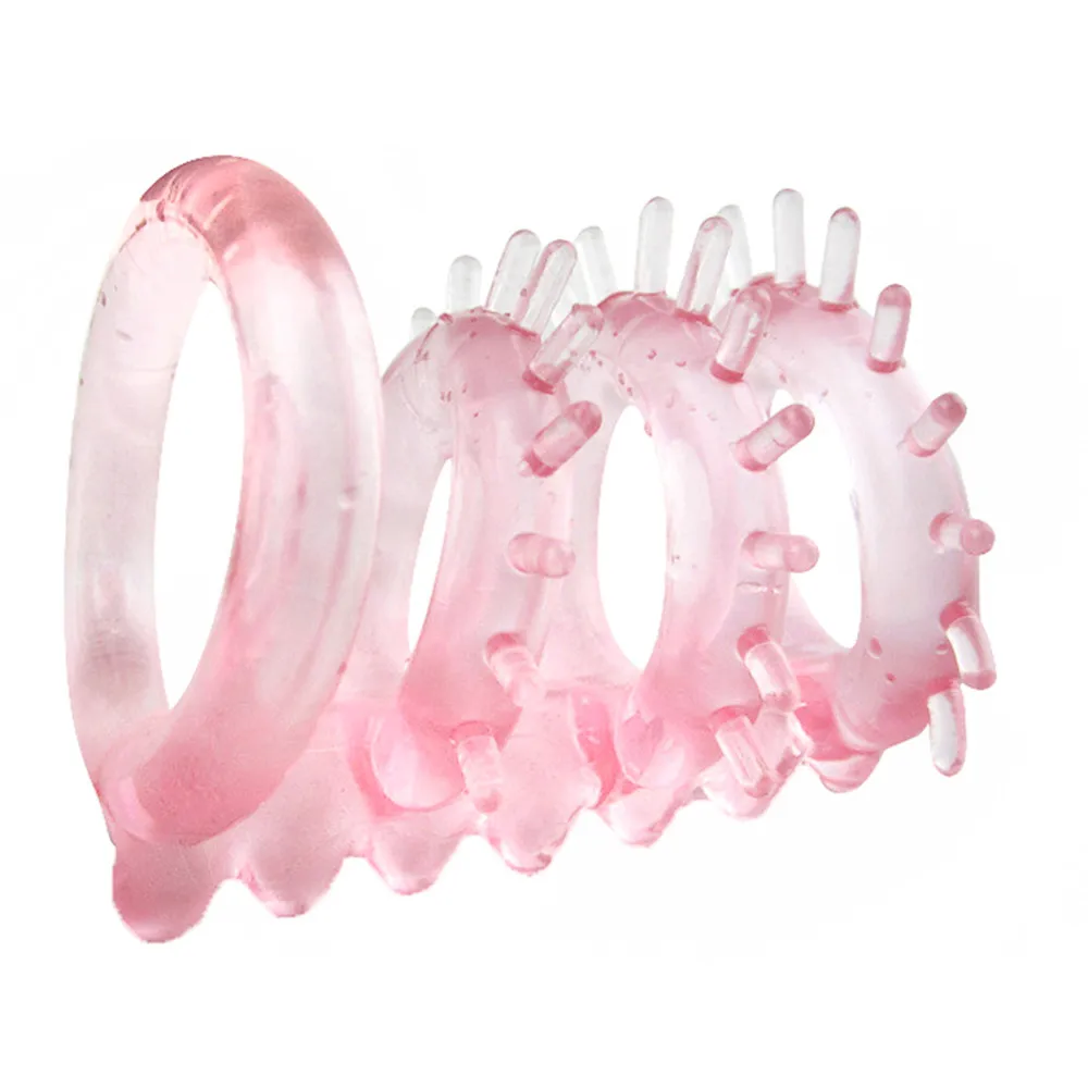 4Rings cock ring delay penis ring Silicone penis extender Cage