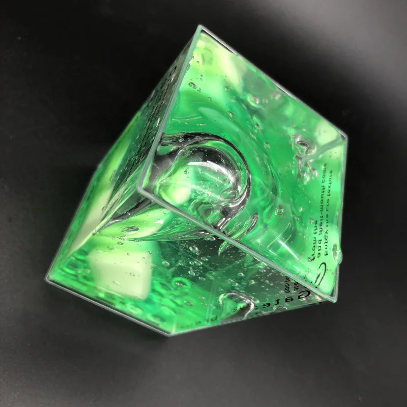3 шт./упак. прозрачные Slime/красный/фиолетовый/зеленый с украшением в виде кристаллов пушистый Slime волшебный Пластилин антистресс Шпатлёвки глина для Лизун игрушка