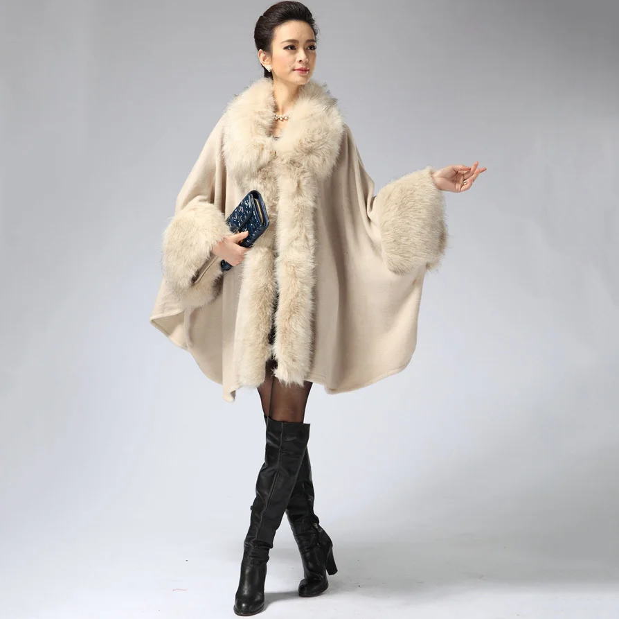 fur capes and wraps