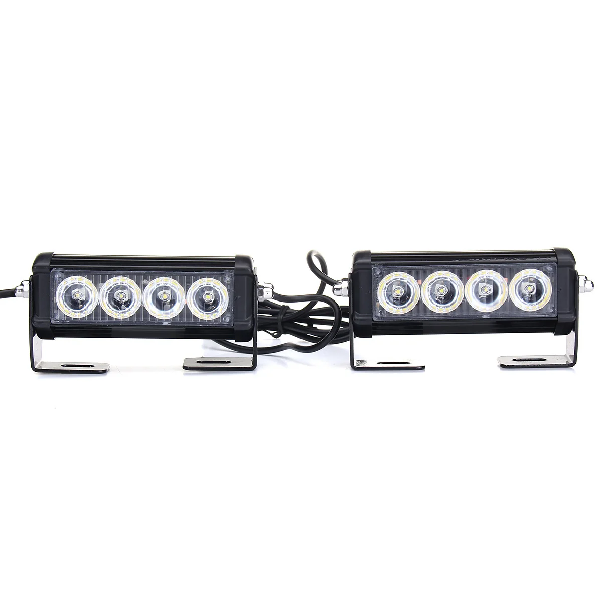 

NEW Safurance Emergency Strobe Light Bar 8 LED Dash Flash Warning Lamp Traffic Light Roadway Safety