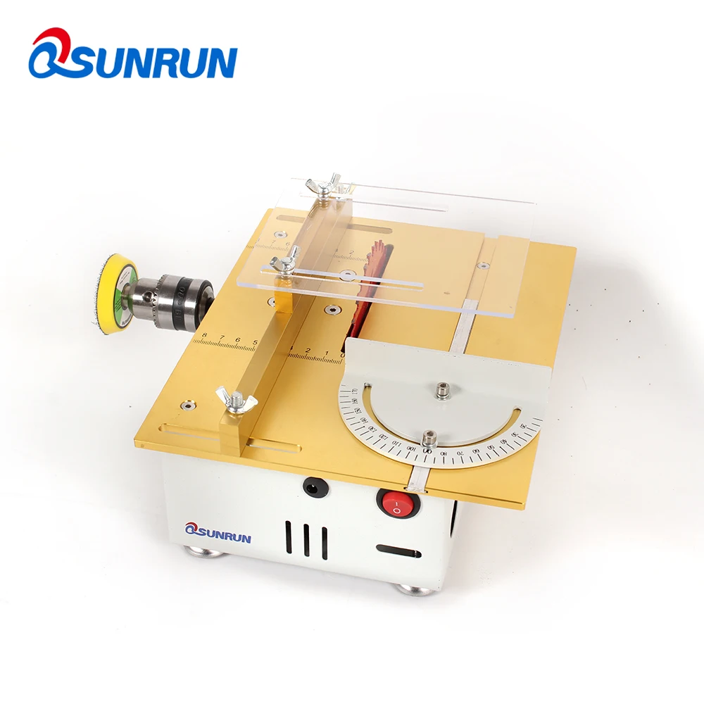New Table Saw High Precision PCB Cutting Machine Cutting/Grinding/Polishing DIY Model Saw Precision Woodworking Saws