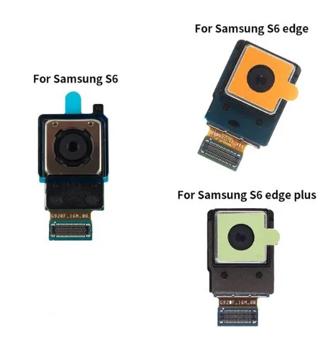 

2pcs 3pcs Back Rear Camera Main camera Module Repair Part For Samsung galaxy S6 G920F S6 edge G925F S6 edge+ G928F Big Camera