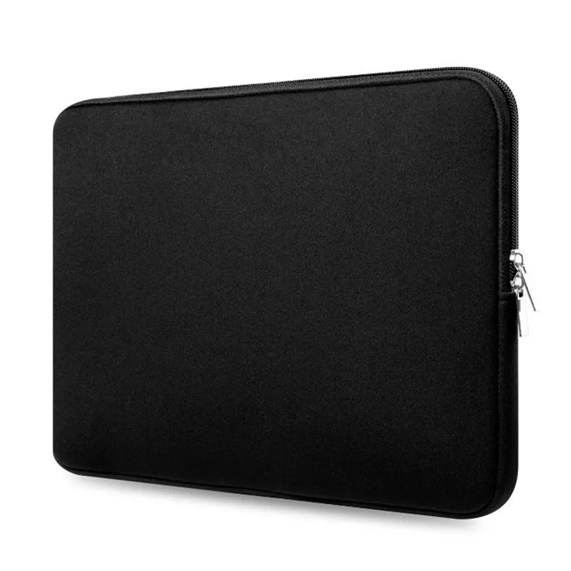Кейс для ноутбука, планшета, чехол, сумка, 11 дюймов, 12 дюймов, 13 дюймов, 15 дюймов, 15,6 дюймов, для Macbook Pro, Air retina, 14 дюймов, для Xiaomi, huawei, hp, Dell - Цвет: Black