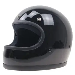 Простой стиль винтажный полный шлем на заказ мотоциклетный шлем Ретро мотоциклетный шлем