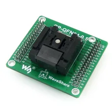 Qfn-64bt-0.5-01 с PCB QFN64 mlf64 mlp64 Enplas IC Тесты гнездо адаптера Программирование 0.5 мм шаг = gp-qfn64-0.5-b