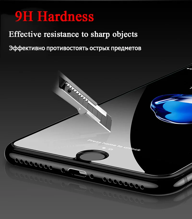 Tomkas Screen Protectors Glass For iPhone 6 On Glass 6s 7 8 Plus Ultra-thin Tempered Glass For iPhone 7 Screen Protector Glass (6)