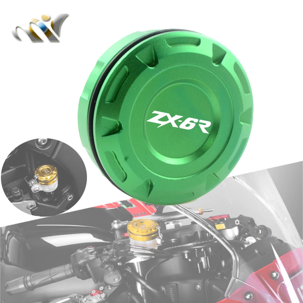 Motorcycle Rear Brake Fluid Cylinder Reservoir Cover Cap FOR KAWASAKI